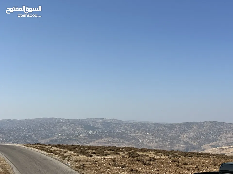 ارض للبيع جرش عنيبه المرامح منبسطه ومطله على شارعين 3500متر اطلاله بنوراميه بسعر مغري جدا