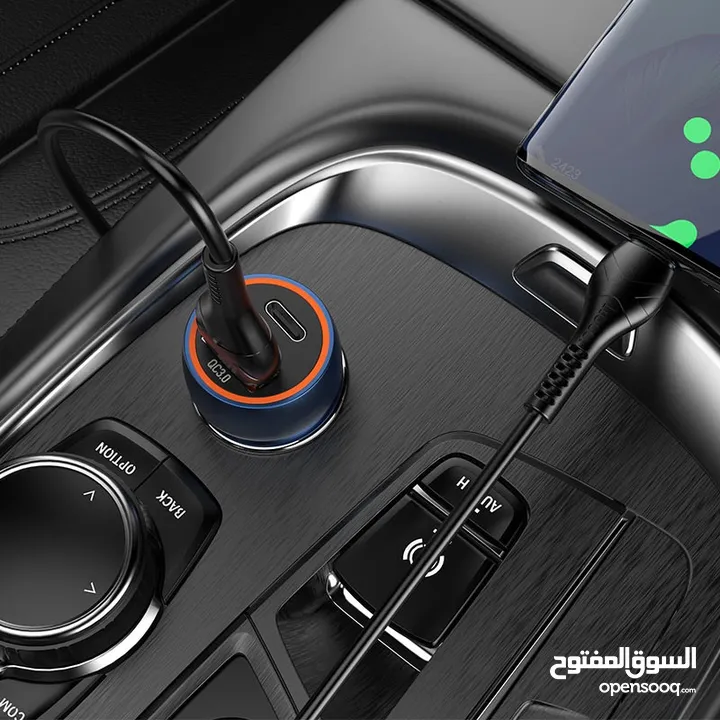 Hoco Car charger 20w with USB-A  شاحن سيارة 12-24 فولت نوع اصلي و مكفول  3 شهور من المحل ليما موبايل