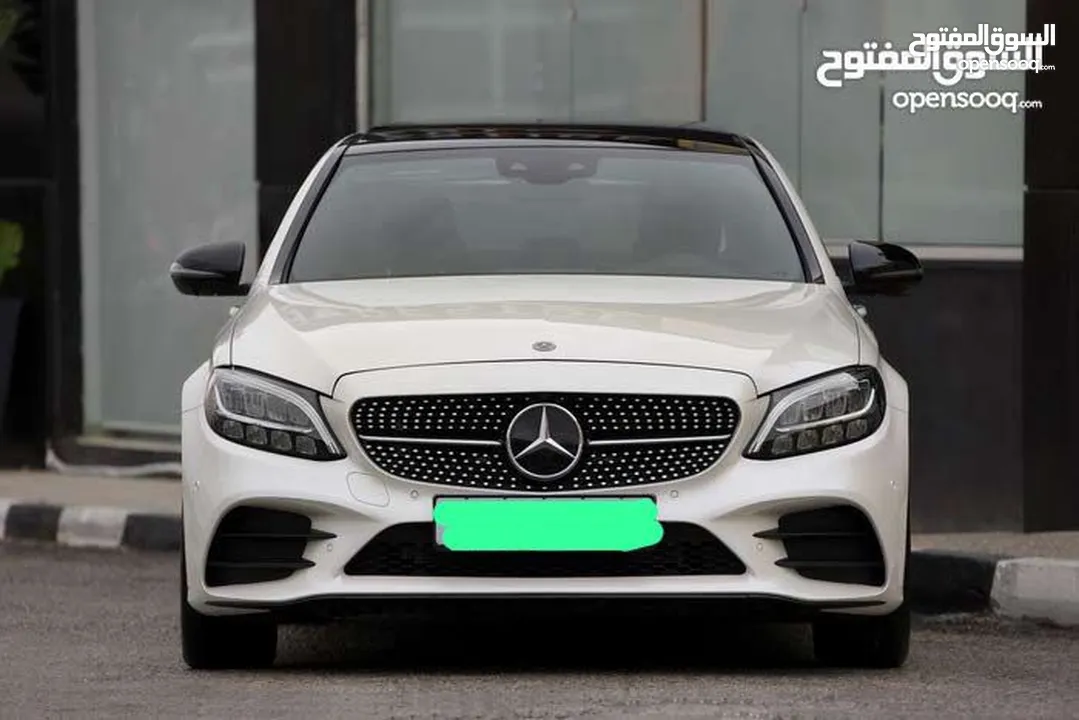Mercedes C200 2019 Amg kit mild hybrid Night Package وارد الوكالة غرغورية