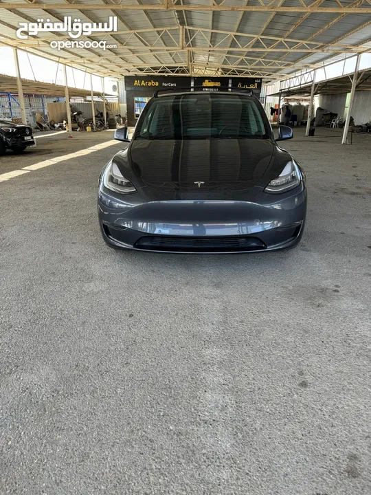 Tesla Model Y 2021 Long Range Dual Motor   B+جمرك جديد ، فحص كامل اوتوسكور