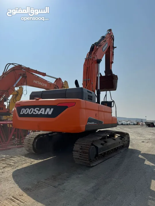 DOOSAN DX430  420 EXCAVATOR DUBAI  SAUDI ARABIA  دوسان DX430  420 حفارة