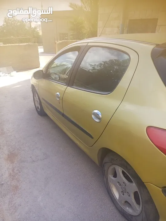 بيجو 206  1400cc يد  ثالثا  ترخيص و تامين  ل نهاية العام