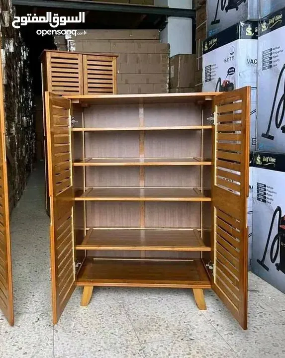 خرانه احذيه بخشب البامبو