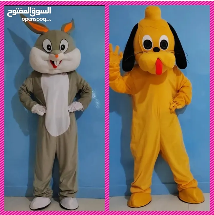 مختصون بلباس الشخصيات الكرتونية للحفلات و الافتتاحات
