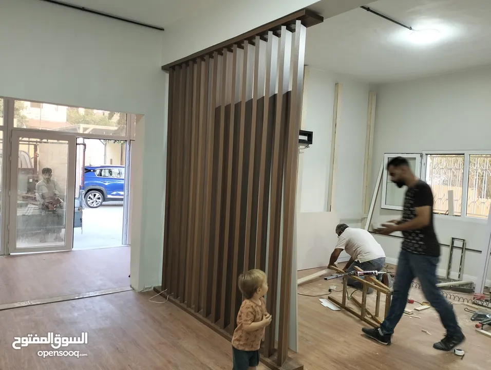 ديكورات جبسومبورد ، وفورسيلنغ ، والواح PVC المقاومة للرطوبة ، ارضيات باركيه خشب ، واجهات ديكورية ،..