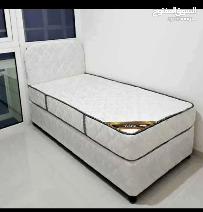 NEW HIGH QUALITY SINGLE AMERICAN BED WITH MATTRESS 90/190 CM