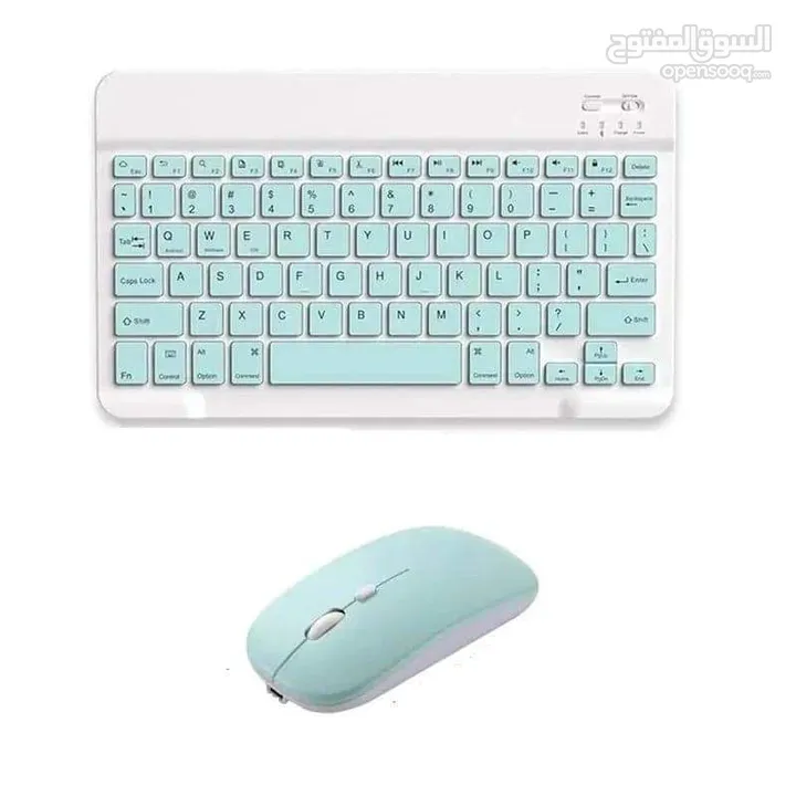 Wireless Bluetooth Mouse and Keyb oard Kit  • جودة عالية جدا • د