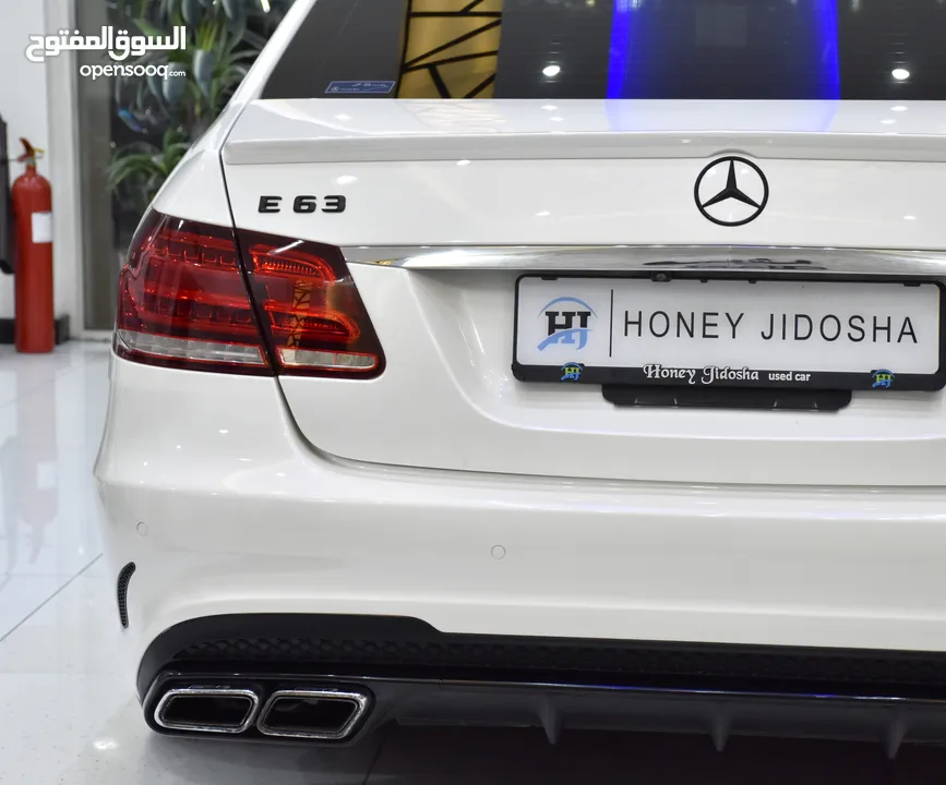 Mercedes Benz E63 AMG ( 2014 Model ) in White Color Japanese Specs