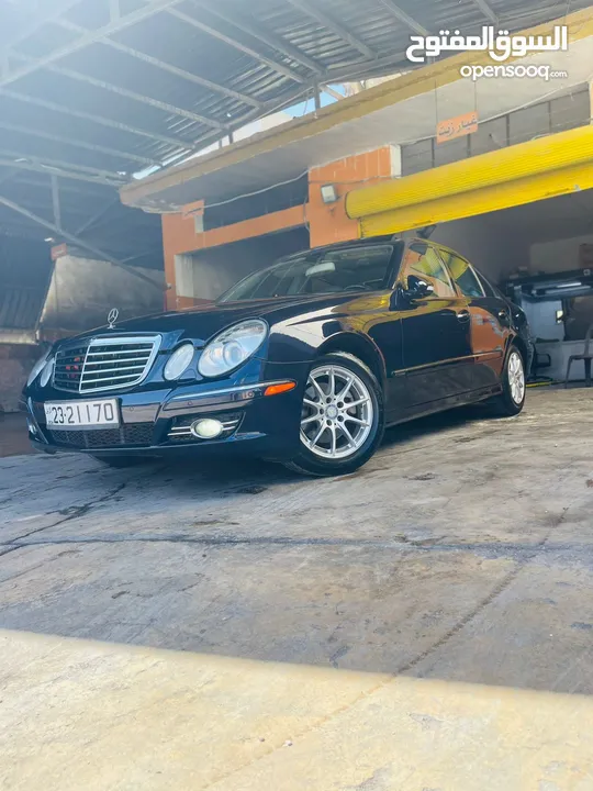 مرسيدس E200 كومبريسور بانوراما فل كامل بحاله الوكاله وارد الوكاله غرغور