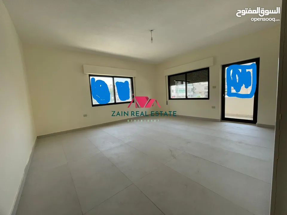 شقة / للايجار / شبه لم تسكن / خلدا / 200 متر