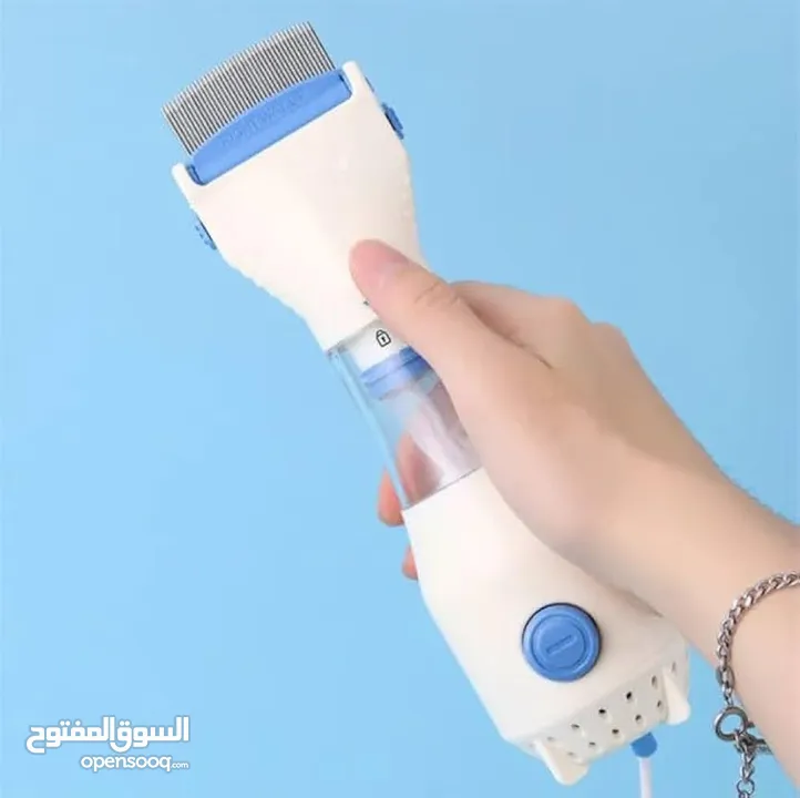 جهاز إزالة القمل والصيبان برأس حديد + فلتر عملي – فعّال وآمن للأطفال والكبار