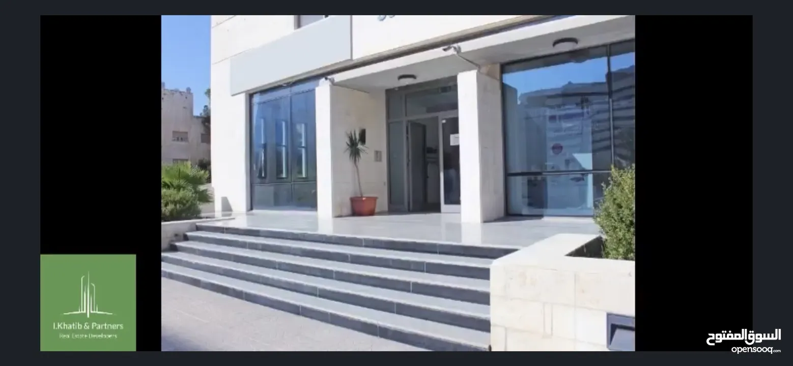 مكتب للإيجار - بالقرب من فندق الميريديان و مستشفى فلسطين