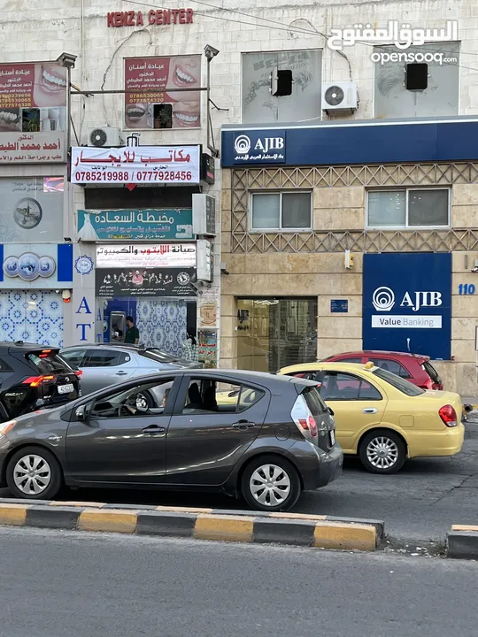مكتب تجاري -طبربور- الشارع الرئيسي فوق مجمع البنك العربي الاسلامي