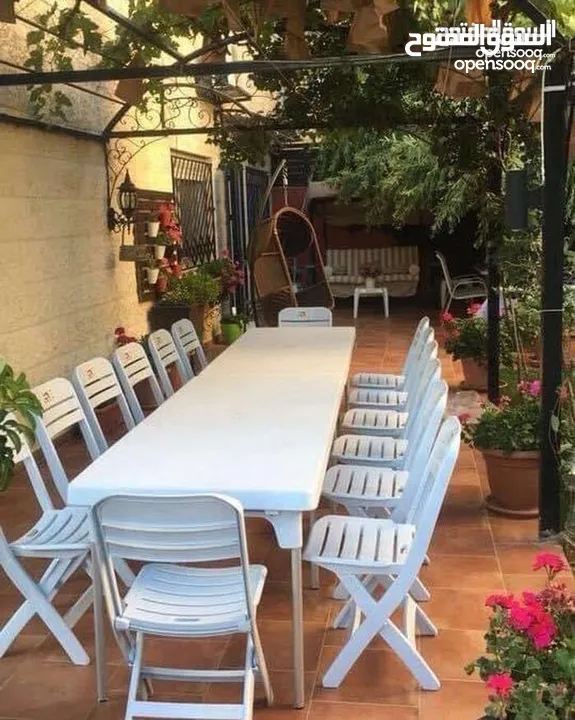 طاولة بلاستيك طوي مفيدة للمناسبات
