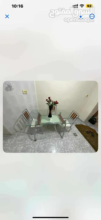 شقه مفروش للايجار ام الشرايط قرب المدرسه التركيه