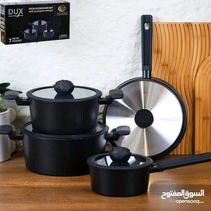 جهّزي مطبخك بأفضل الأطقم وبألوان تخطف الأنظار!*طقم الطهي الملوكي الفاخر وألوان تناسب ذوقك الرفيع