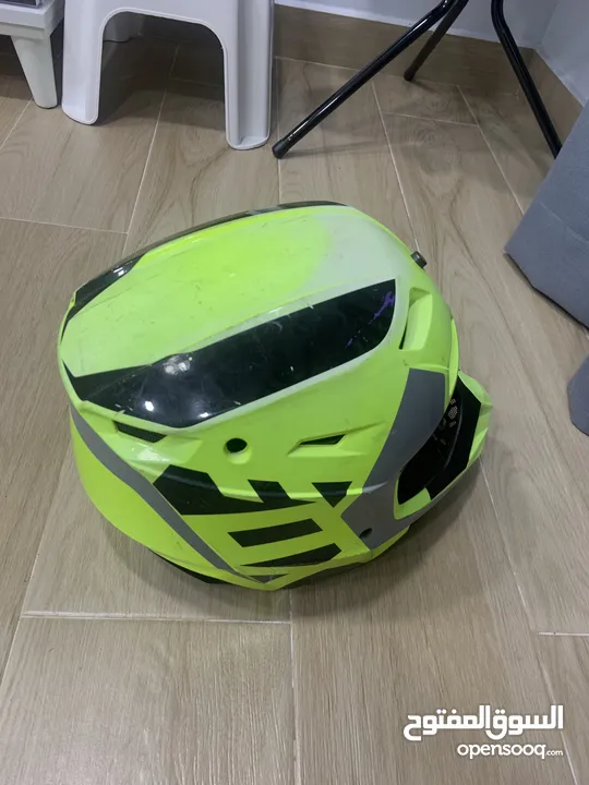 Used Fox Racing Helmet Model V1 ST-1585 Sz M 57-58 cm