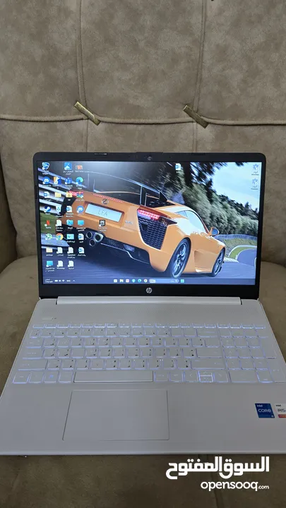 لابتوب للبيع hp  موصفات  i5 12Uمعالج  كرت مدمج ires xe رام DDR4 8g 3200hz تخزين 512 nvme ssd شاحن 45
