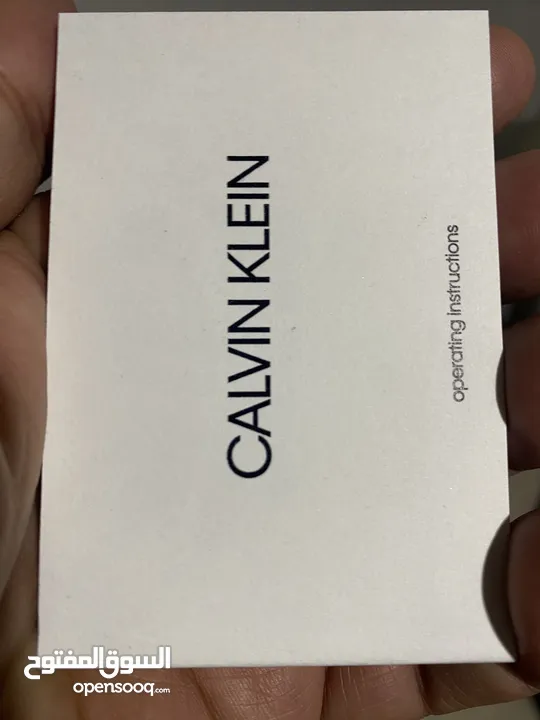 لون اسود جميل كاربون جديدهCalvin Klein ساعه