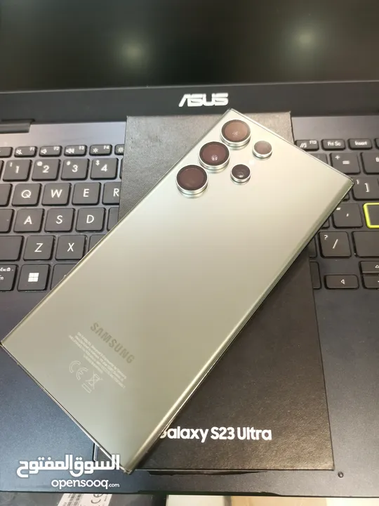 Samsung S23 Ultra 256 GB وارد شرق اوسط  مع الكرتونه ( وكااله )