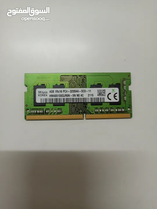 Laptop RAM 4GB DDR 3200GHZ