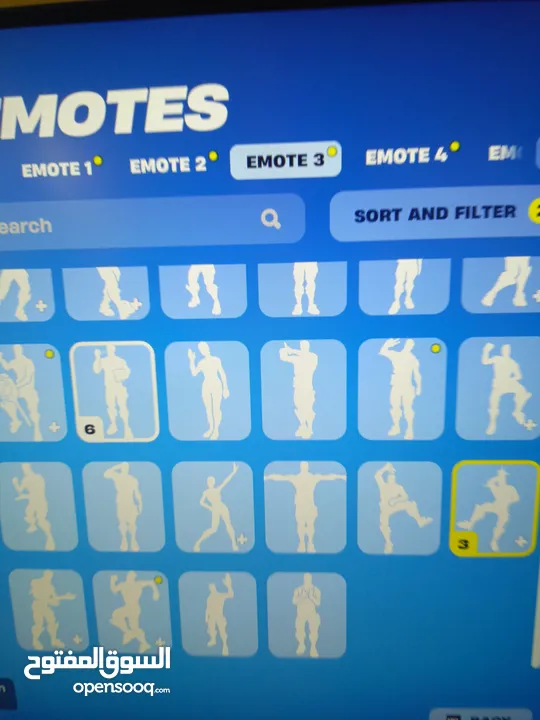حساب فورت نايت سيزون 3 ونوادر مميزة