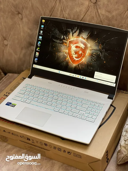 لاب توب msi كور سفن جيل 11 كرت Rtx 3050ti بسعر مغري
