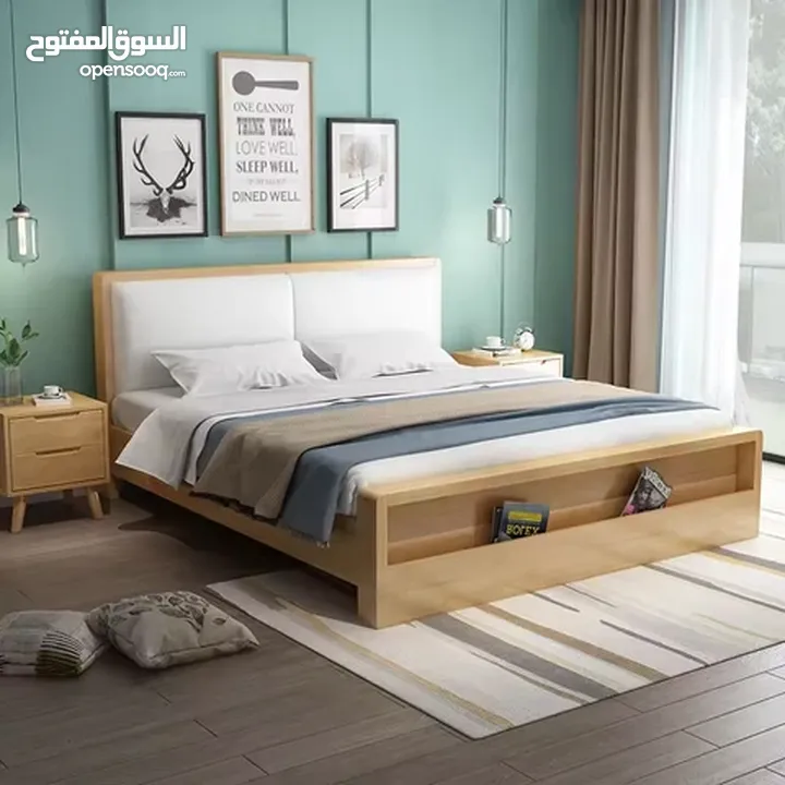 اتخوت مجوز خشب لاتيه 18م عادي او بكس مجوز مفرد ونص مفرد البيع بدون فرشه مع إمكانية تغير الون كفاله 5