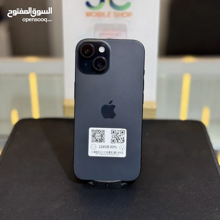 iPhone 15 128G شرق أوسط  Battery : 93%