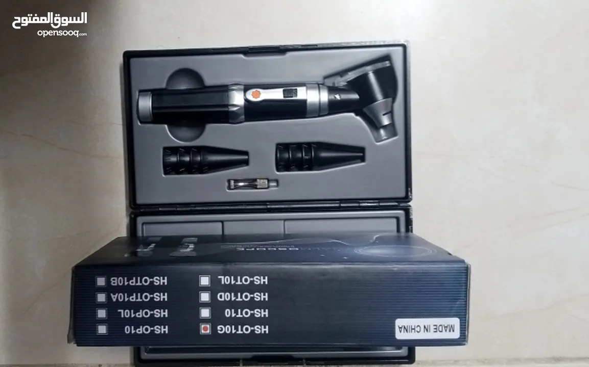 جهاز فحص الأذن و الانف auto scope منظار كاشف فاحص اذن و انف الطبي مع اضائه اوتو سكوب