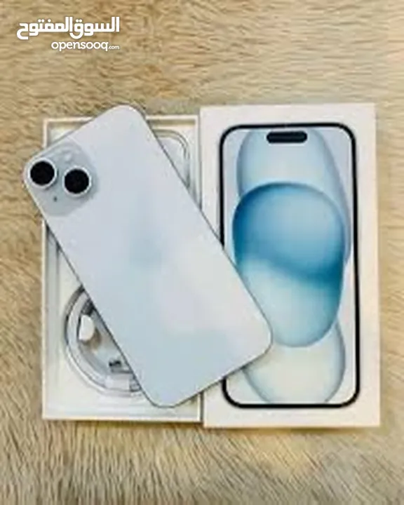 iPhone 15.128GB/256GB  جديد كفالة شرق اوسط
