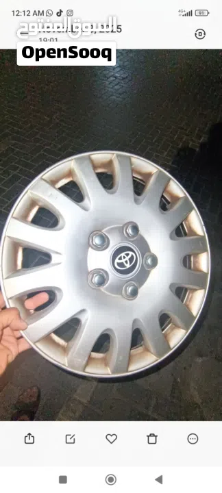 للبيع رنقات حجم 15 كورولا