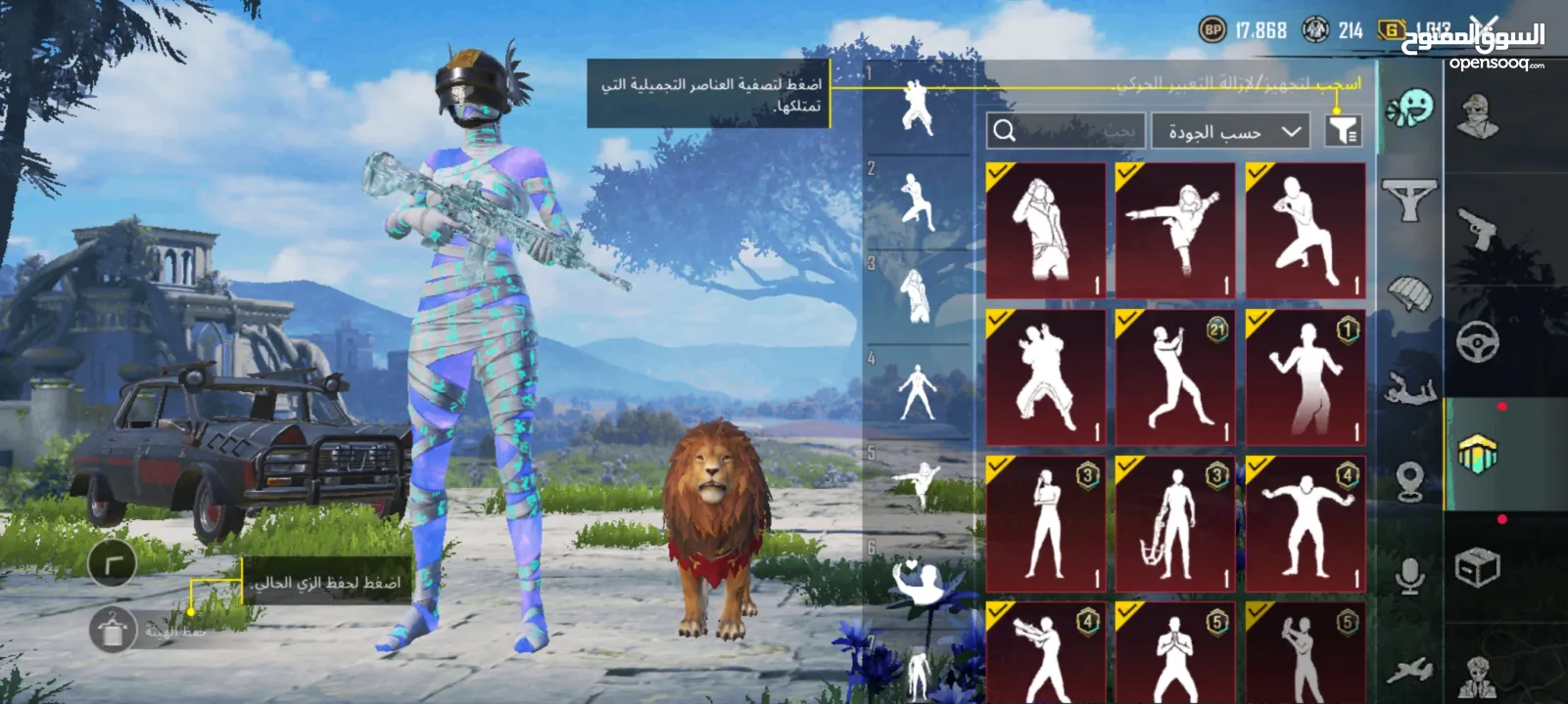 حساب ببجي للبيع