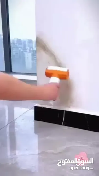 رول الدهان المنزلي 2 في 1 المنتج السحري الي رح يحول بيتك لبيت جديد لتغطية  عيوب الجدران
