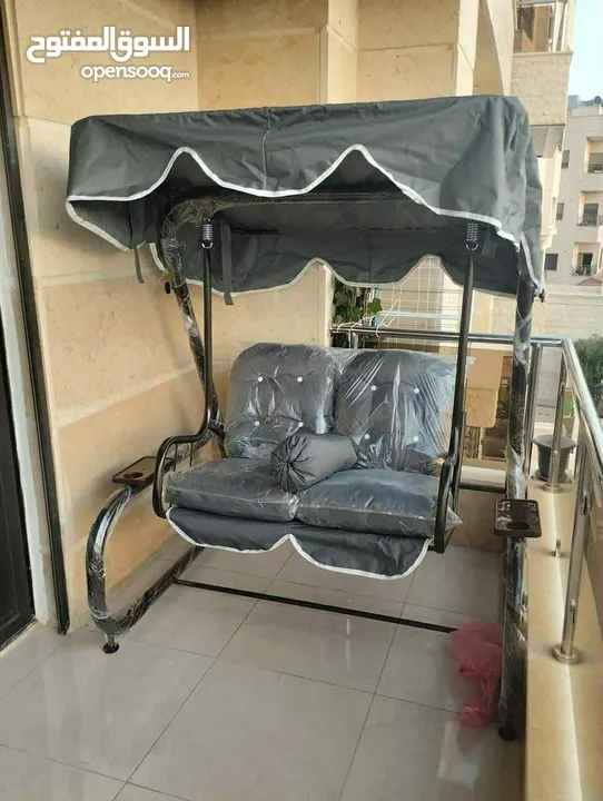 افضل انواع المراجيح الثلاثية ومراجيح عش البلبل الحجم الجامبو واطقم الراتان  نخب اول ومكفوووووووول