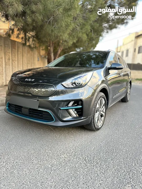 كيا نيرو Kia Niro EV كهربائية بالكامل 2022 فل اعلى صنف مع فتحة فحص عداد قليل 27 الف كاش او اقساط
