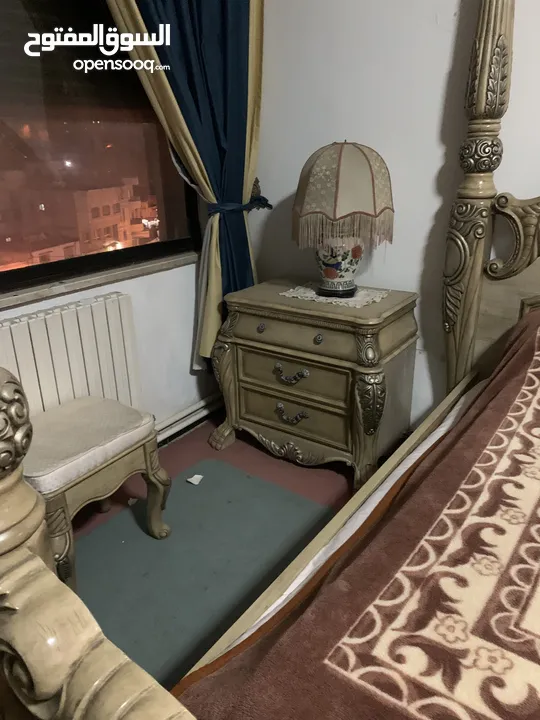 غرفه نوم حفر ثقيله خشب سولد  غير مستعمله