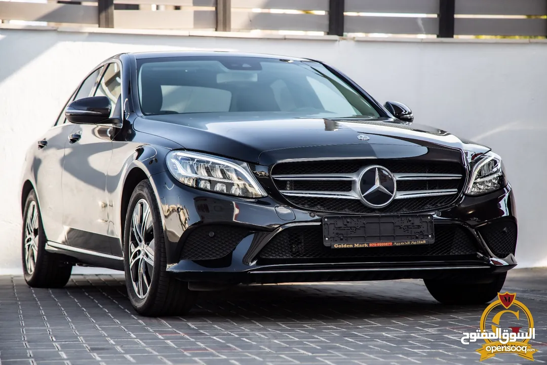 Mercedes C200 2019 Mild hybrid   يمكن التمويل بالتعاون مع المؤسسات المعتمدة لدى المعرض