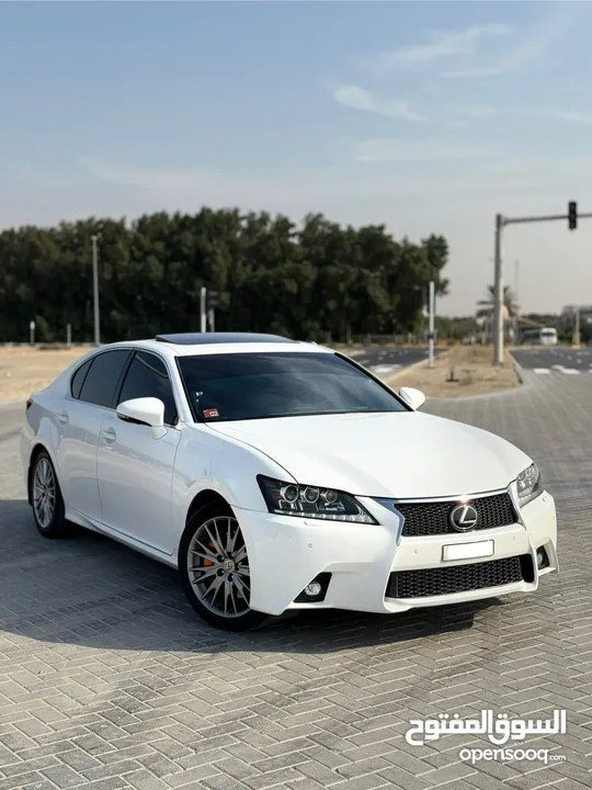 Clean GCC Lexus GS 350 2014 Platinum full option edition (Rear wheel drive).