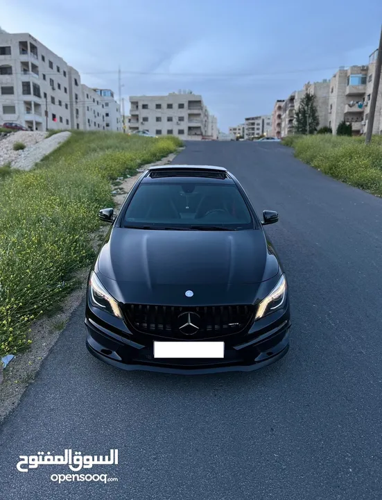 مرسيديس CLA 45 AMG أصلي ، تيربو معدل ، فلتر معدل ، خزان water methanol معدل ، السياره 490 حصان
