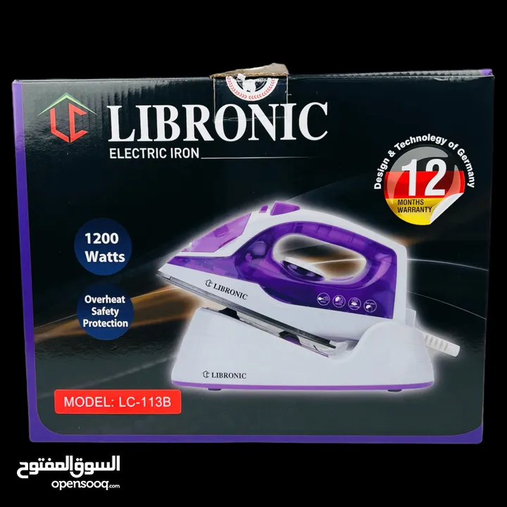 مكواة لاسلكية ماركة LIBRONIC