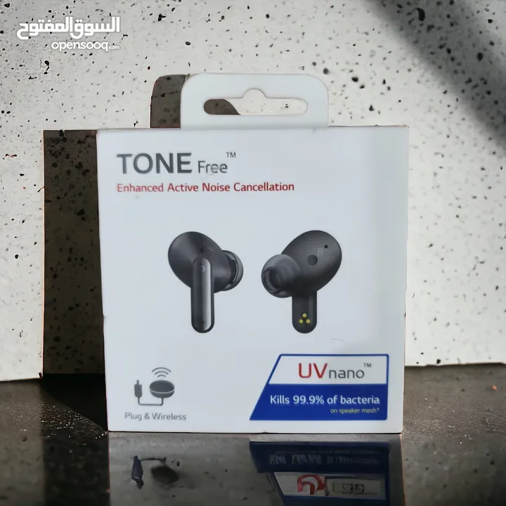 LG Active noise cancelling Bluetooth earbuds - ال جي سماعات بلوتوث