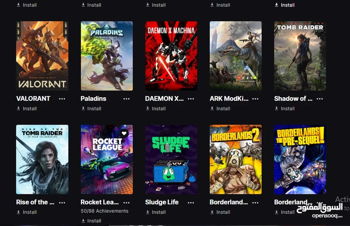 حساب epic games فيه مكتبة العاب ممتازة وحساب فورت وروكت نادرين