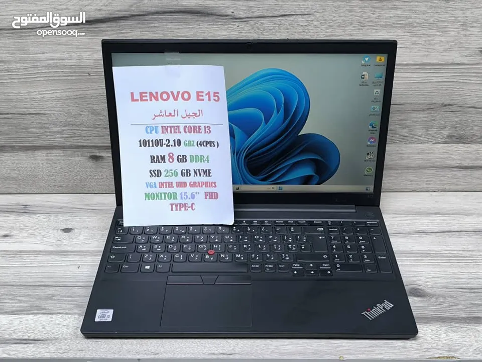 LENOVO E15 الجيل العاشر CPU INTEL CORE i3