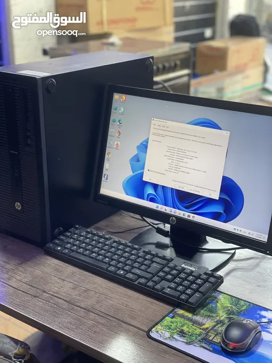 PC HP Core i7 جيل رابع  مع شاشة كامل مكمل قوي و عملي أمريكي اصلي