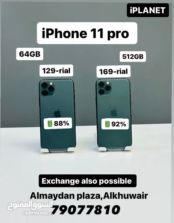 iPhone 11 Pro -64 GB /512 GB - All Fantastic