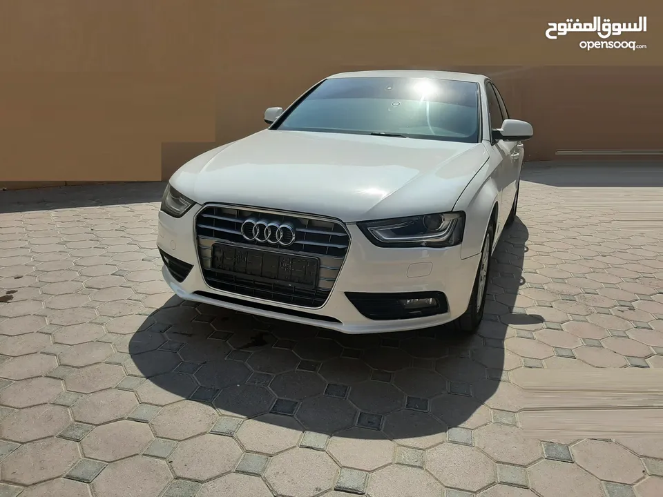 2014 Audi A4      جاهزه للتسجيل