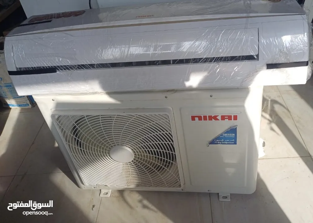 مكيف نيكاي كمبريسر كبير 2 طن لازال تحت الضمان/ NIKAI AC 2 ton big still nuder warranty for 5 years