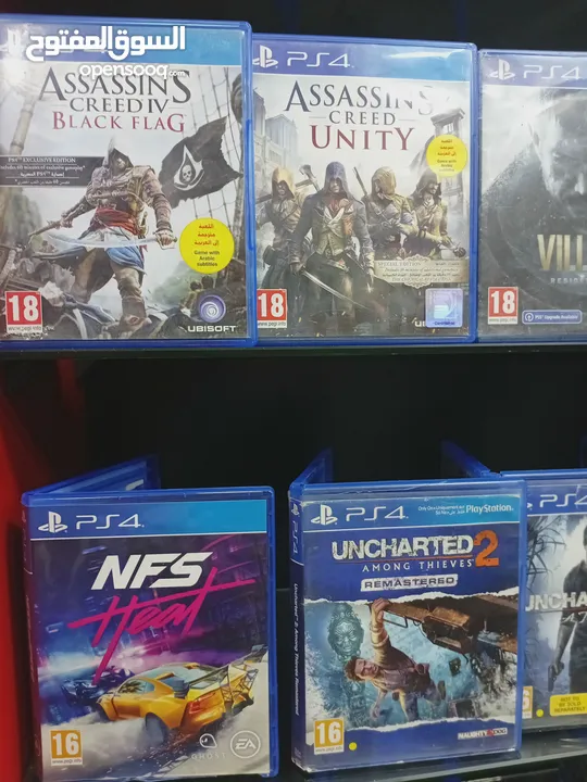 سيديات بلايستيشن فور  و فايف PS4 &PS5 CD.S