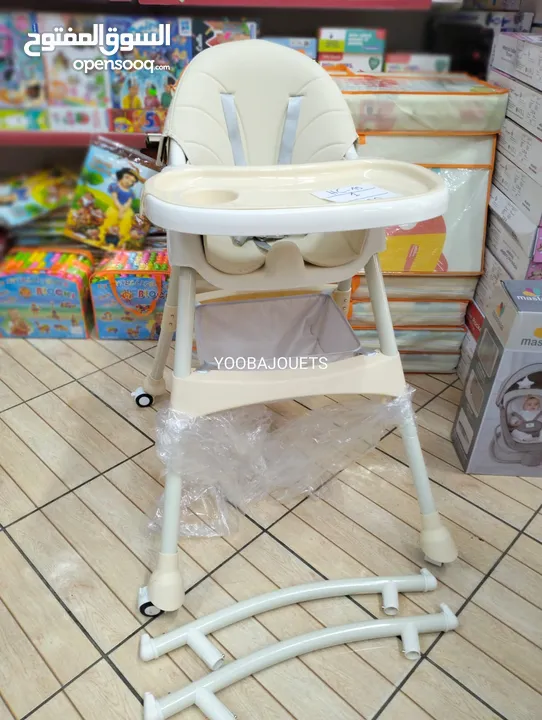 كرسي أكل للأطفال متعدد الاستعمالات